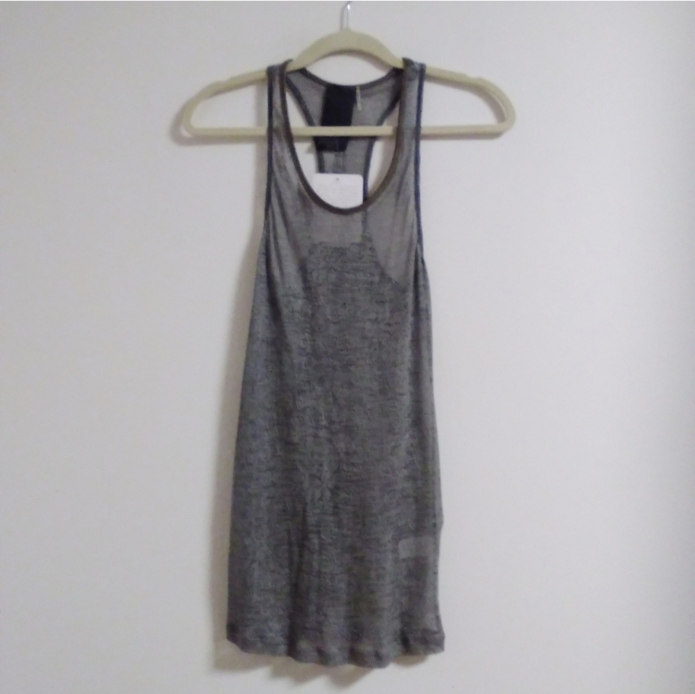 Heather Bordeaux textured lace tank